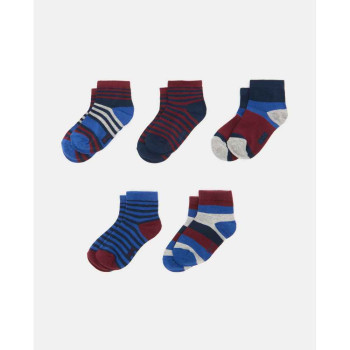 BLUKIDS CARAPE PK 5 SHORT AOP BOY. BLUE/RED 