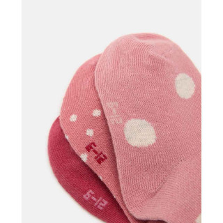 BLUKIDS CARAPE PK 3 LONG SOCKS GIRL ROSE TAN