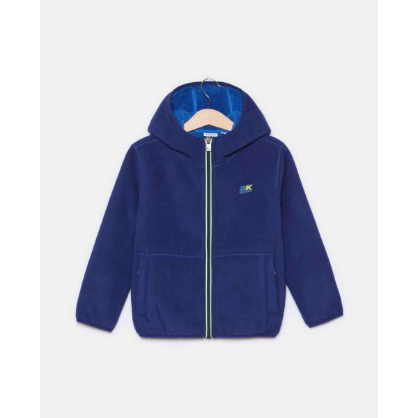 BLUKIDS JAKNA SHERPA JACKET MEDIEVAL BLUE