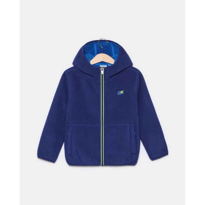 BLUKIDS JAKNA SHERPA JACKET MEDIEVAL BLUE