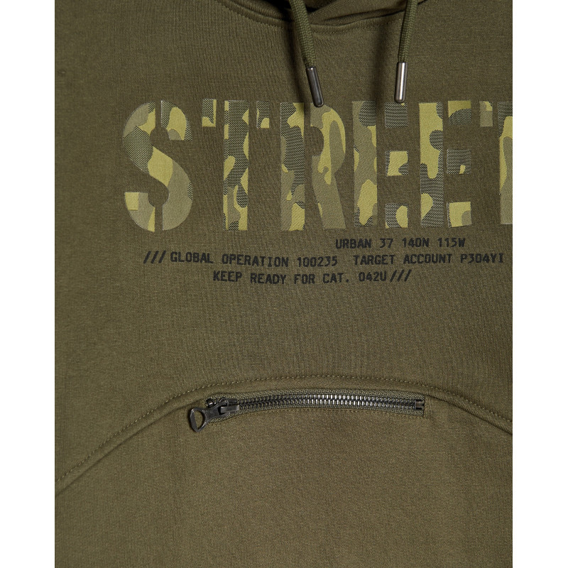 BLUKIDS DUKSERICA HOODIE IVY GREEN