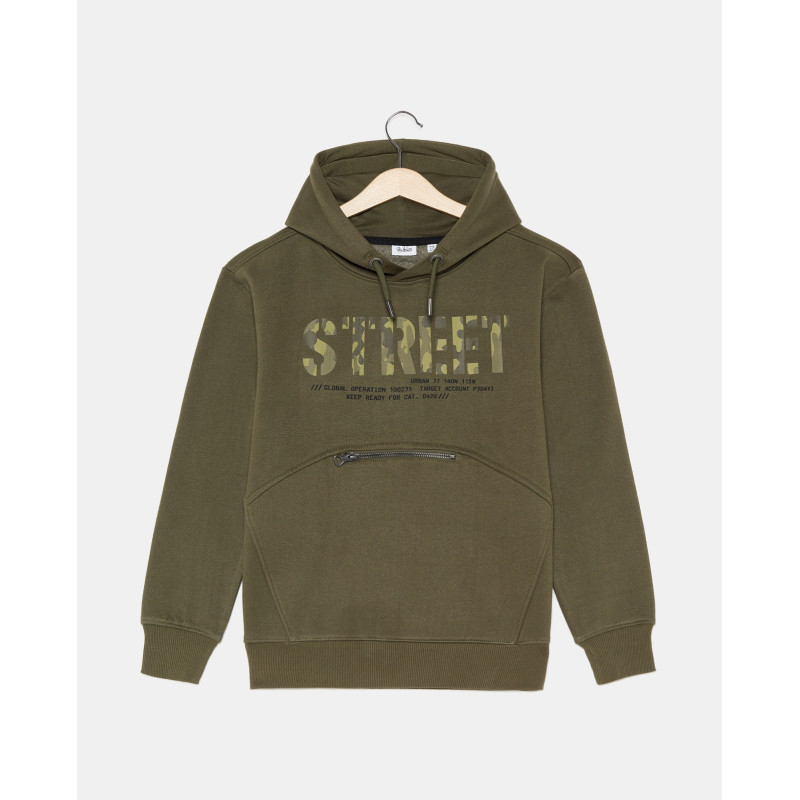 BLUKIDS DUKSERICA HOODIE IVY GREEN