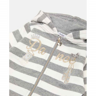 BLUKIDS DUKSERICA Y/D FULL ZIP MEDIUM GREY MELANGE