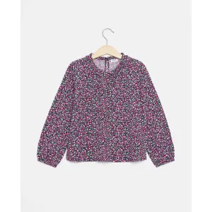 BLUKIDS KOSULJA BLOUSE BLACK IRIS
