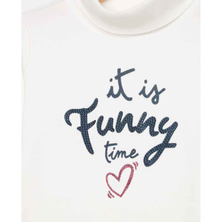 BLUKIDS MAJICA DUG RUKAV T-SHIRT L/S SNOW WHITE