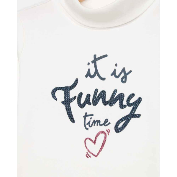 BLUKIDS MAJICA DUG RUKAV T-SHIRT L/S SNOW WHITE