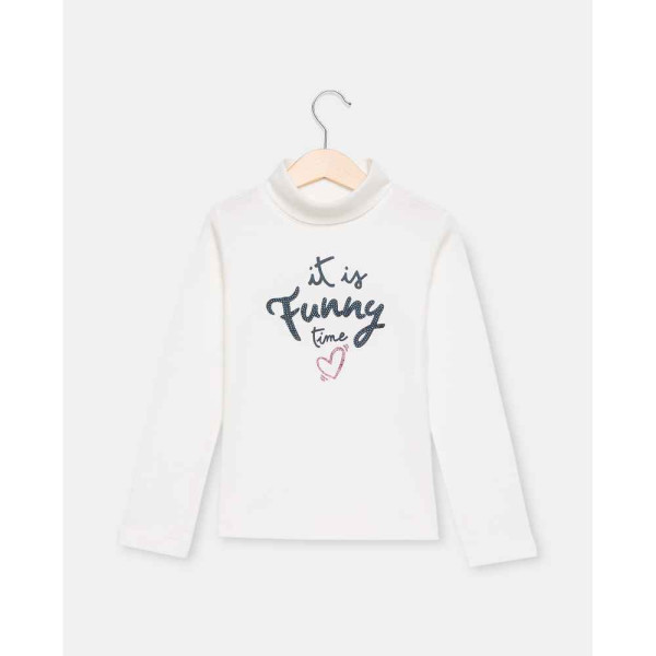 BLUKIDS MAJICA DUG RUKAV T-SHIRT L/S SNOW WHITE