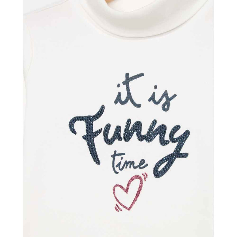 BLUKIDS MAJICA DUG RUKAV T-SHIRT L/S SNOW WHITE