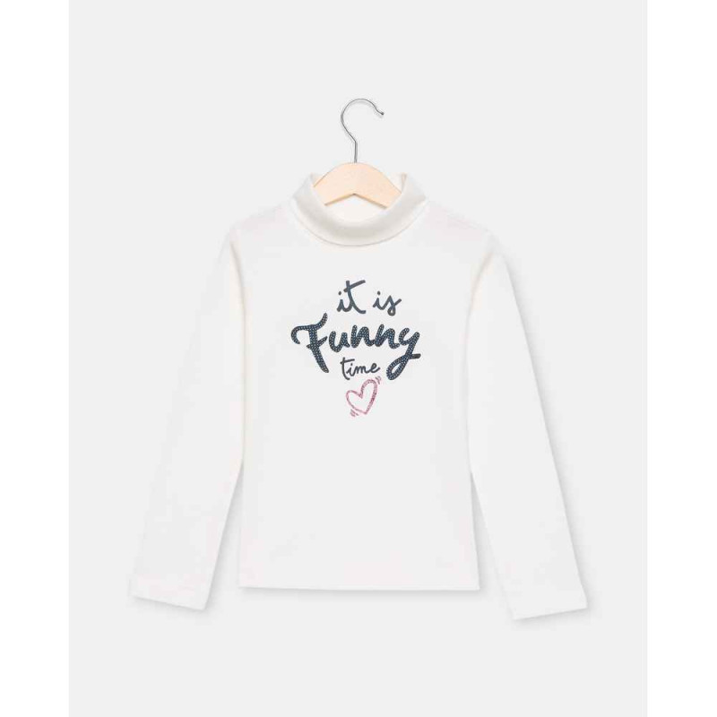 BLUKIDS MAJICA DUG RUKAV T-SHIRT L/S SNOW WHITE