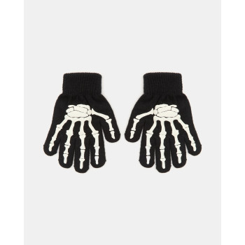 BLUKIDS RUKAVICE GLOVES SKULL BLACK BEAUTY 