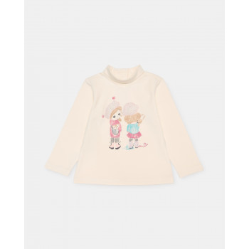 BLUKIDS MAJICA DUG RUKAV HIGH NECK PRISTINE 