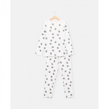BLUKIDS PIDZAMA PYJAMAS 9/14 YRS BRIGHT WHITE 