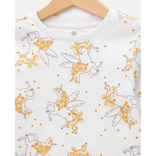 BLUKIDS PIDZAMA PYJAMAS 2/8 YRS BRIGHT WHITE 