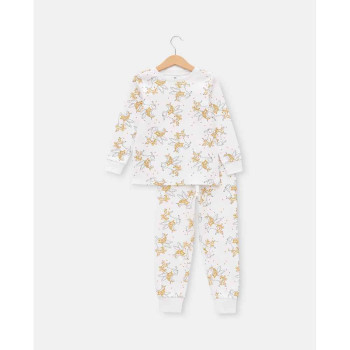 BLUKIDS PIDZAMA PYJAMAS 2/8 YRS BRIGHT WHITE 