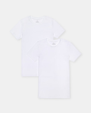 BLUKIDS MAJICA KRATAK RUKAV PK2 TSHIRTS INTER 9/14 BRILLIANT WHITE