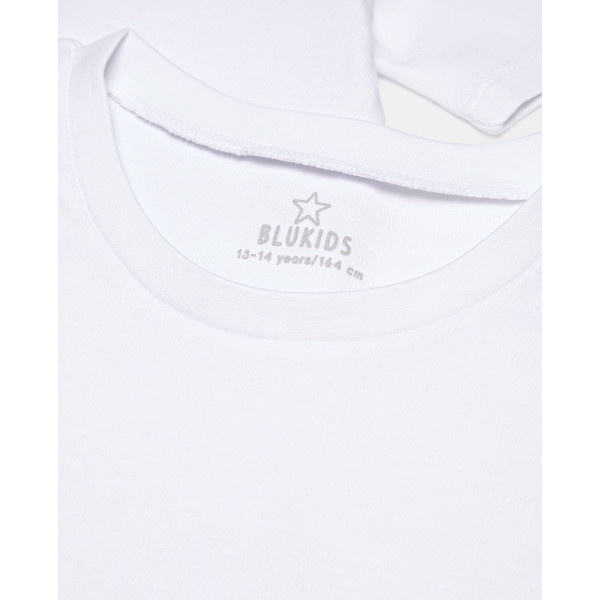 BLUKIDS MAJICA KRATAK RUKAV PK2 TSHIRTS INTER 9/14 BRILLIANT WHITE
