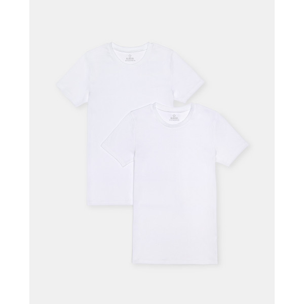 BLUKIDS MAJICA KRATAK RUKAV PK2 TSHIRTS INTER 9/14 BRILLIANT WHITE