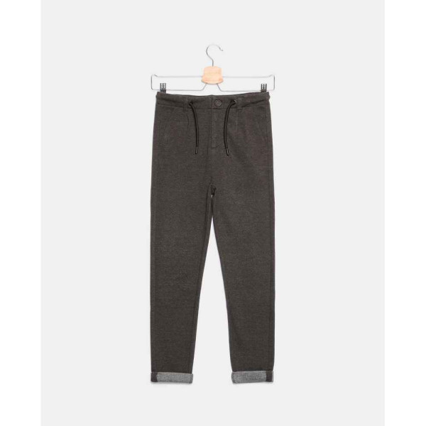 BLUKIDS PANTALONE PANTS DARK GREY MELANGE