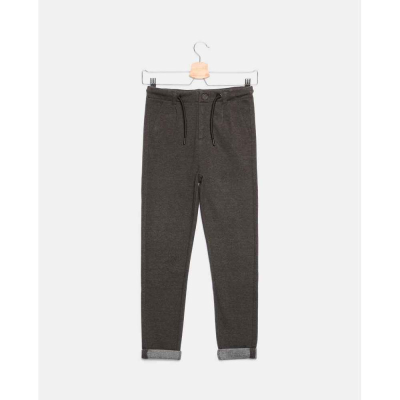 BLUKIDS PANTALONE PANTS DARK GREY MELANGE