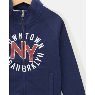 BLUKIDS DUKSERICA FULL ZIP NO HOOD MEDIEVAL BLUE