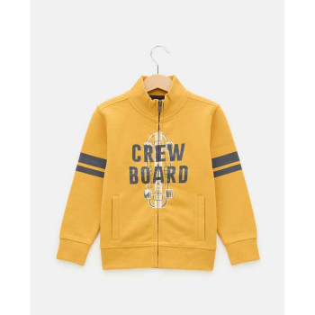 BLUKIDS DUKSERICA FULL ZIP NO HOOD HONEY GOLD 