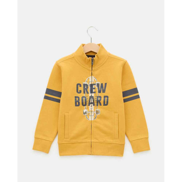BLUKIDS DUKSERICA FULL ZIP NO HOOD HONEY GOLD
