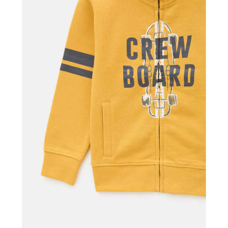 BLUKIDS DUKSERICA FULL ZIP NO HOOD HONEY GOLD