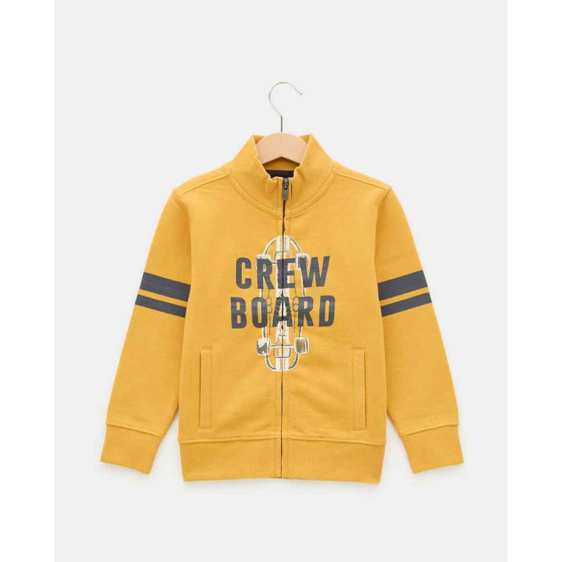 BLUKIDS DUKSERICA FULL ZIP NO HOOD HONEY GOLD
