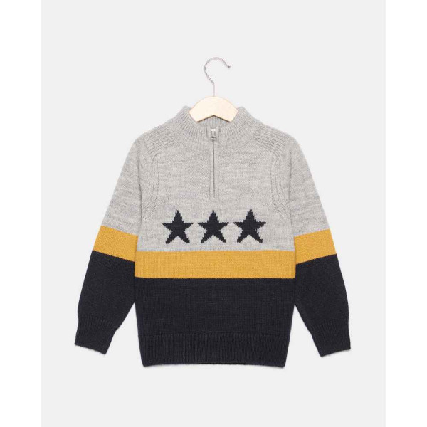 BLUKIDS DZEMPER ROUND NECK NIGHT SKY