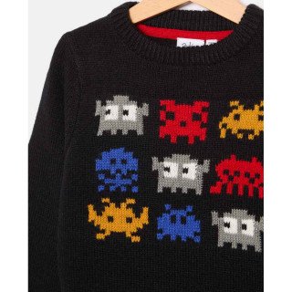 BLUKIDS DZEMPER ROUND NECK DARK NAVY