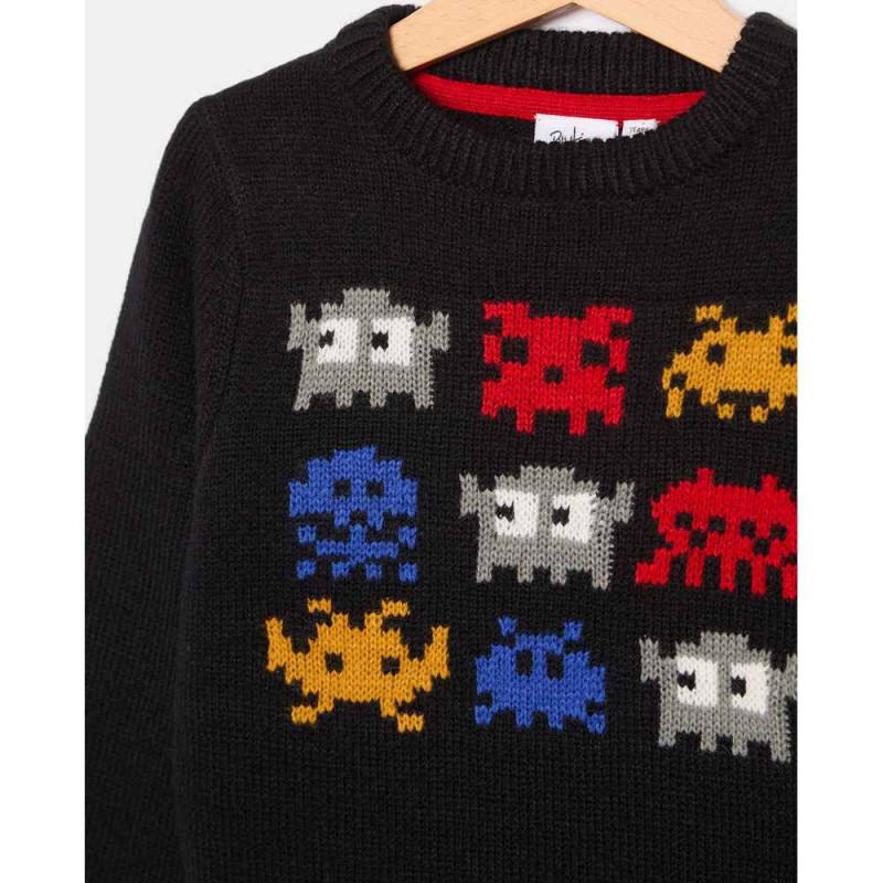 BLUKIDS DZEMPER ROUND NECK DARK NAVY