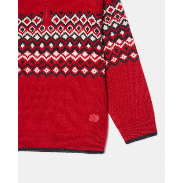 BLUKIDS DZEMPER SWEATER JACQUARD SCOOTER