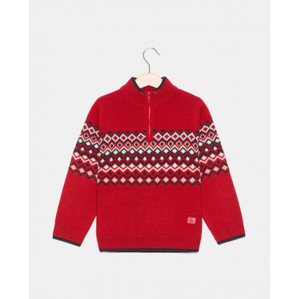 BLUKIDS DZEMPER SWEATER JACQUARD SCOOTER