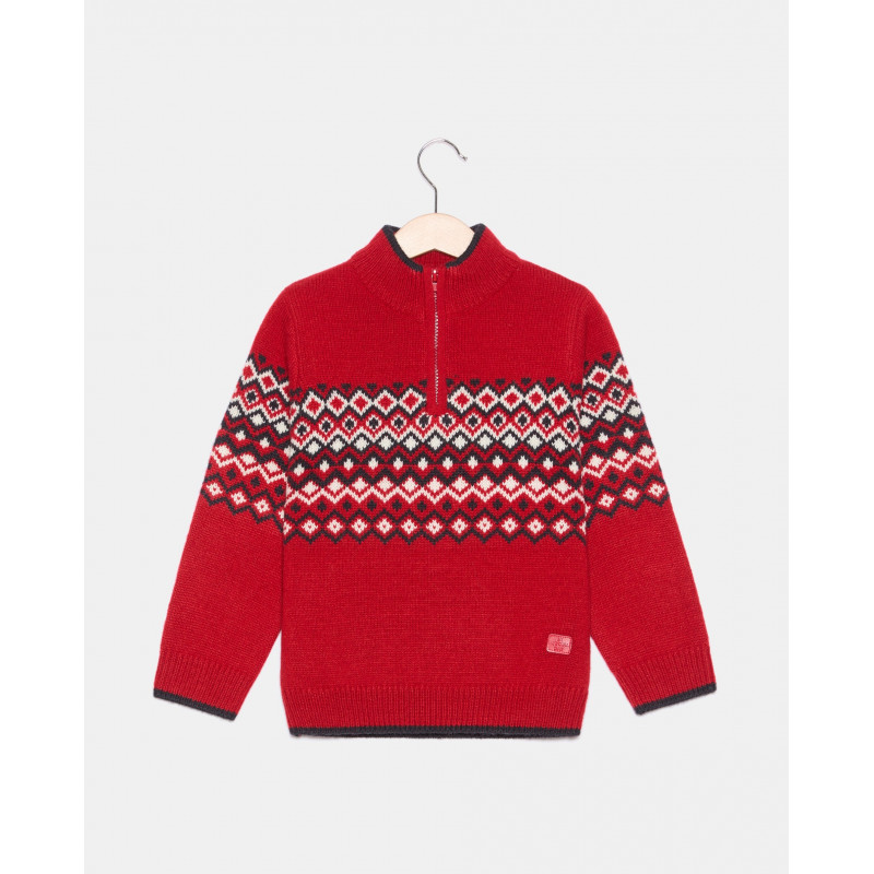 BLUKIDS DZEMPER SWEATER JACQUARD SCOOTER
