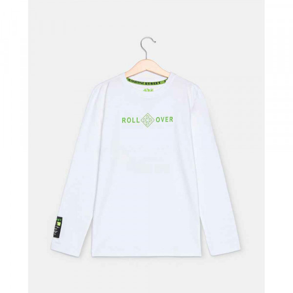 BLUKIDS MAJICA DUG RUKAV T-SHIRT BRIGHT WHITE