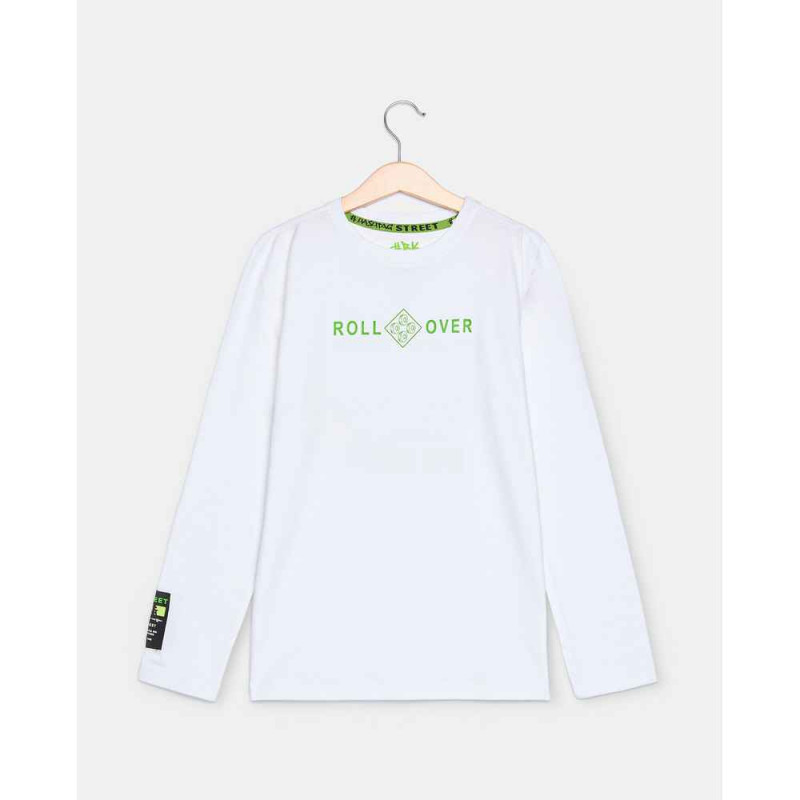 BLUKIDS MAJICA DUG RUKAV T-SHIRT BRIGHT WHITE