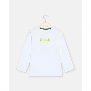 BLUKIDS MAJICA DUG RUKAV T-SHIRT BRIGHT WHITE 