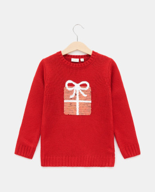 BLUKIDS DZEMPER JUMPER RIBBON RED
