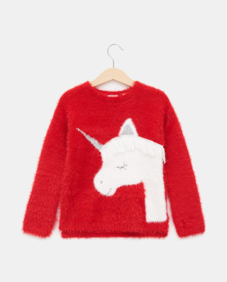 BLUKIDS DZEMPER JUMPER RIBBON RED