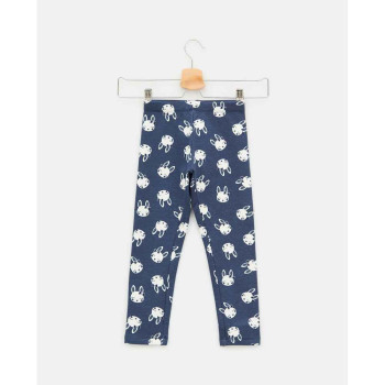 BLUKIDS HELANKE LEGGINGS AOP MEDIEVAL BLUE 