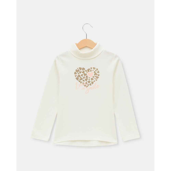 BLUKIDS MAJICA DUG RUKAV T-SHIRT L/S WINTER WHITE 
