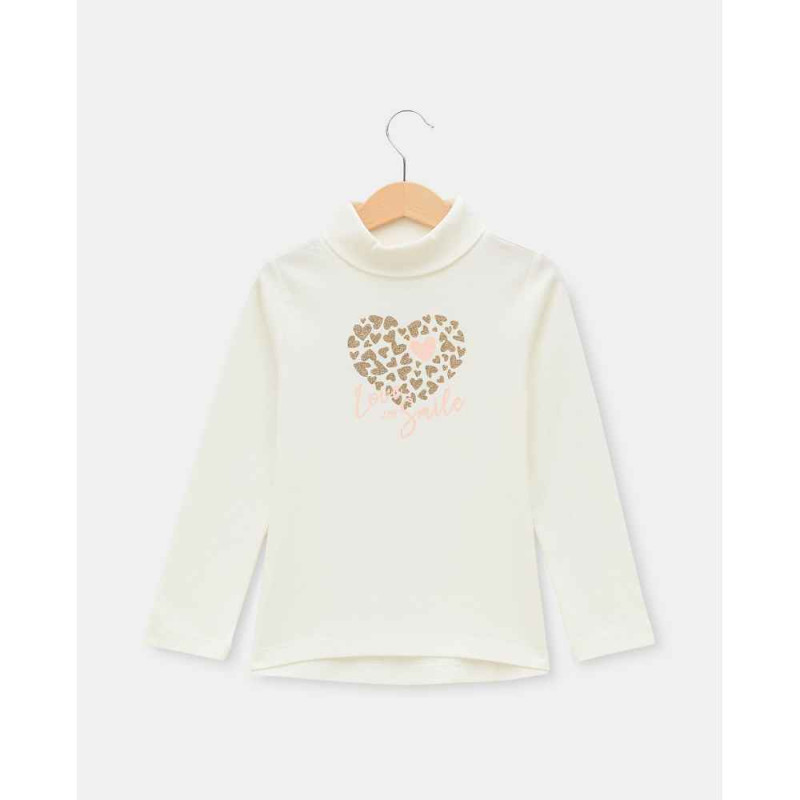 BLUKIDS MAJICA DUG RUKAV T-SHIRT L/S WINTER WHITE 