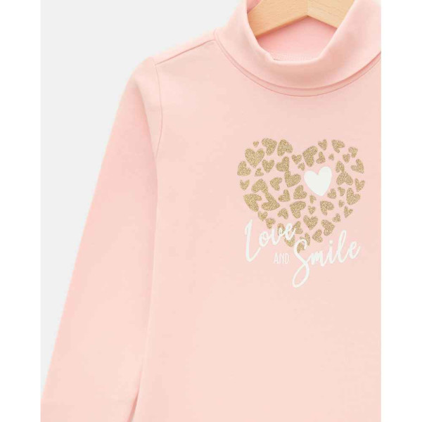 BLUKIDS MAJICA DUG RUKAV T-SHIRT L/S PINK SALT 