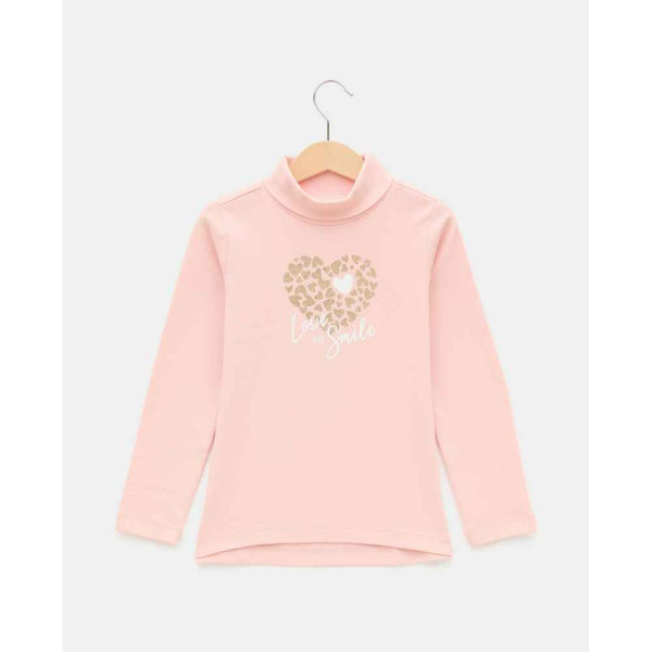 BLUKIDS MAJICA DUG RUKAV T-SHIRT L/S PINK SALT 
