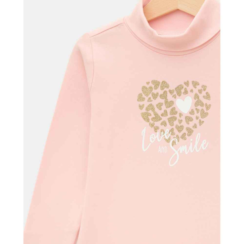 BLUKIDS MAJICA DUG RUKAV T-SHIRT L/S PINK SALT 