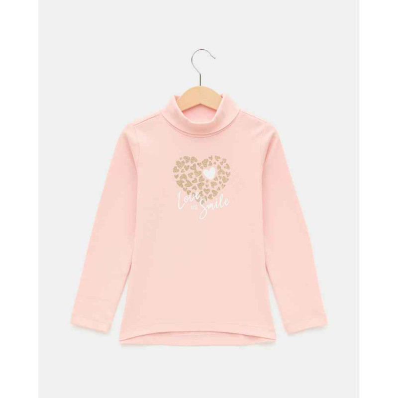 BLUKIDS MAJICA DUG RUKAV T-SHIRT L/S PINK SALT 