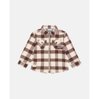 BLUKIDS KOSULJA CHECKED SHIRT WHITE SWAN 