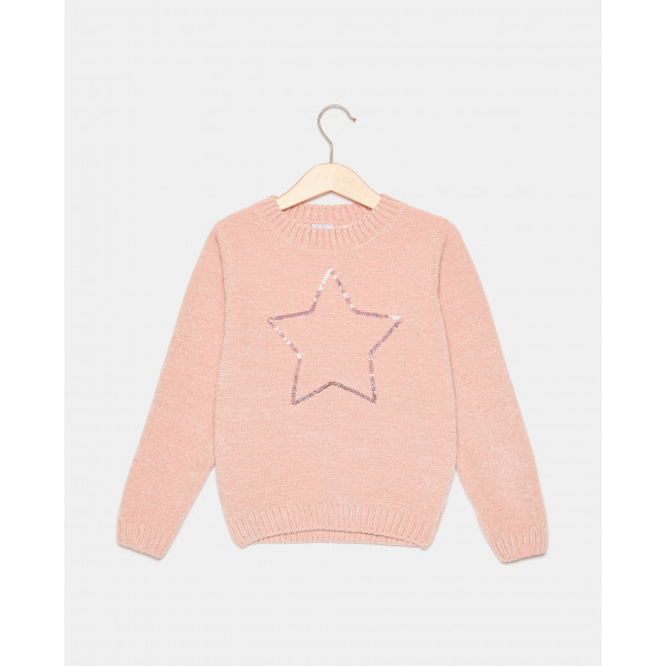 BLUKIDS DZEMPER JUMPER ROSE SMOKE