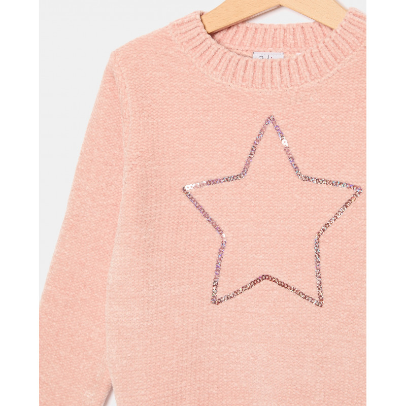 BLUKIDS DZEMPER JUMPER ROSE SMOKE