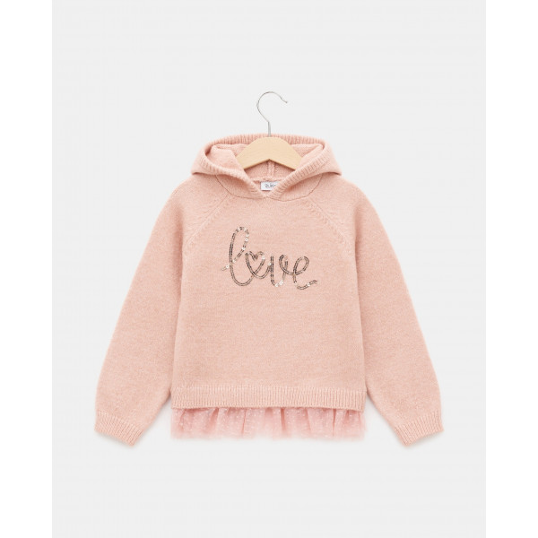 BLUKIDS DZEMPER JUMPER ROSE SMOKE
